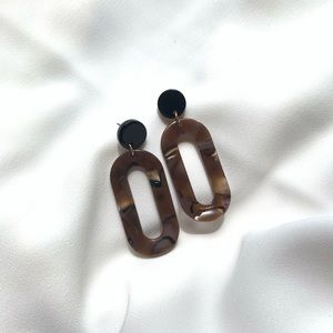Earrings Brown
